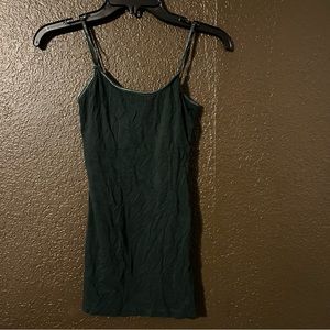 Black Cami Style Tank Top, Size Small, Long Length